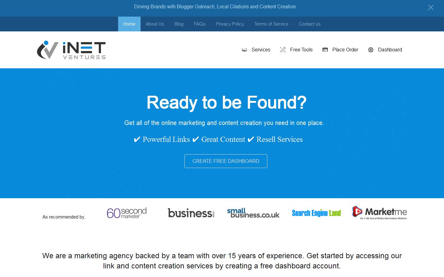 iNet Ventures Website
