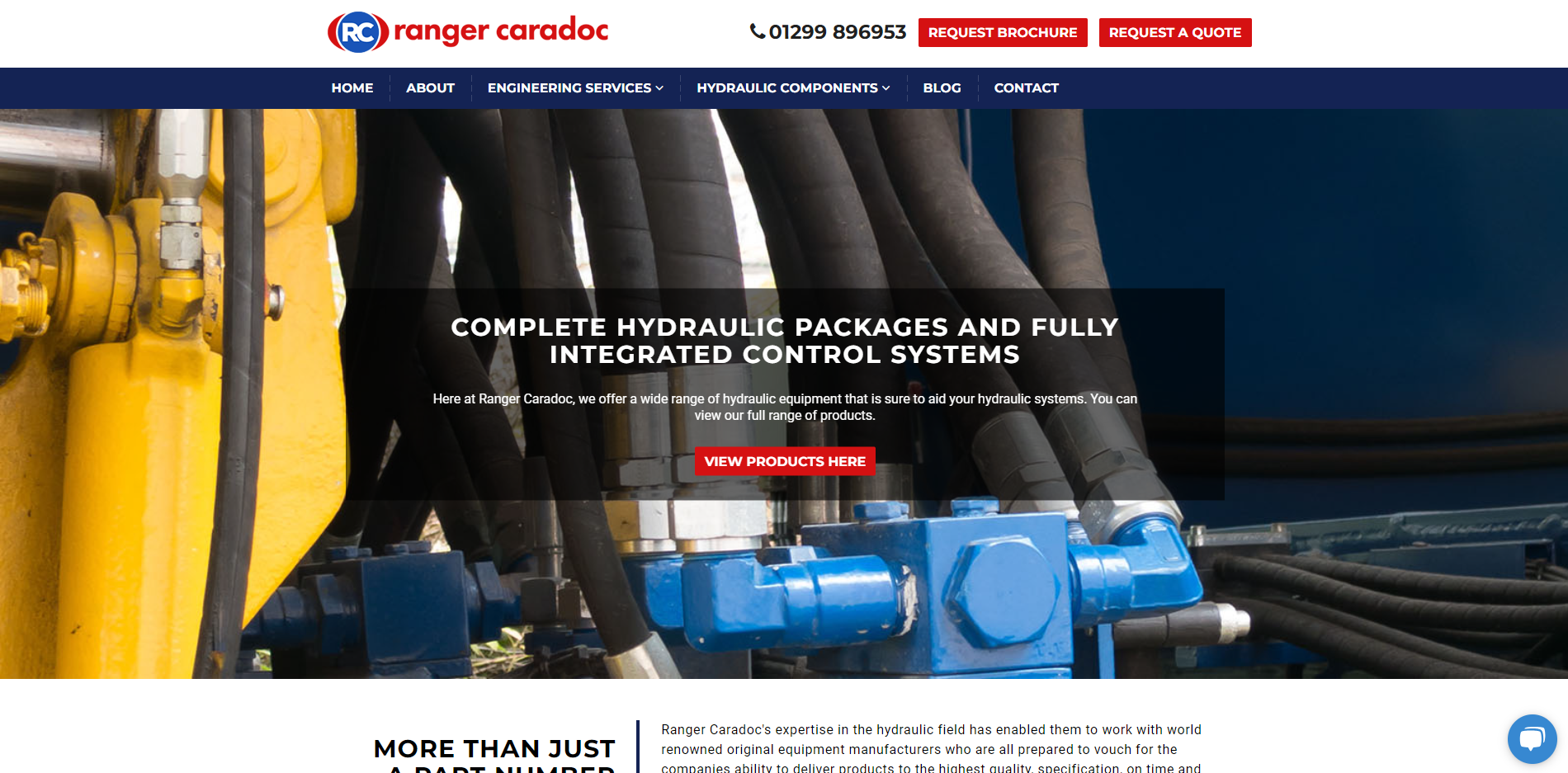 Ranger Caradoc Hydraulics Ltd Website