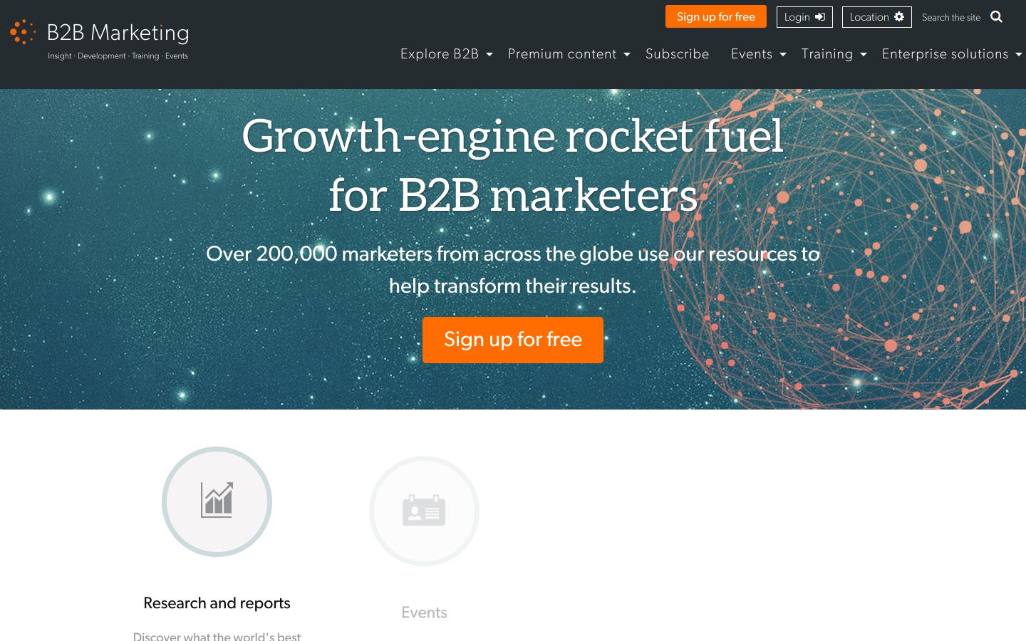 B2B Marketing Website
