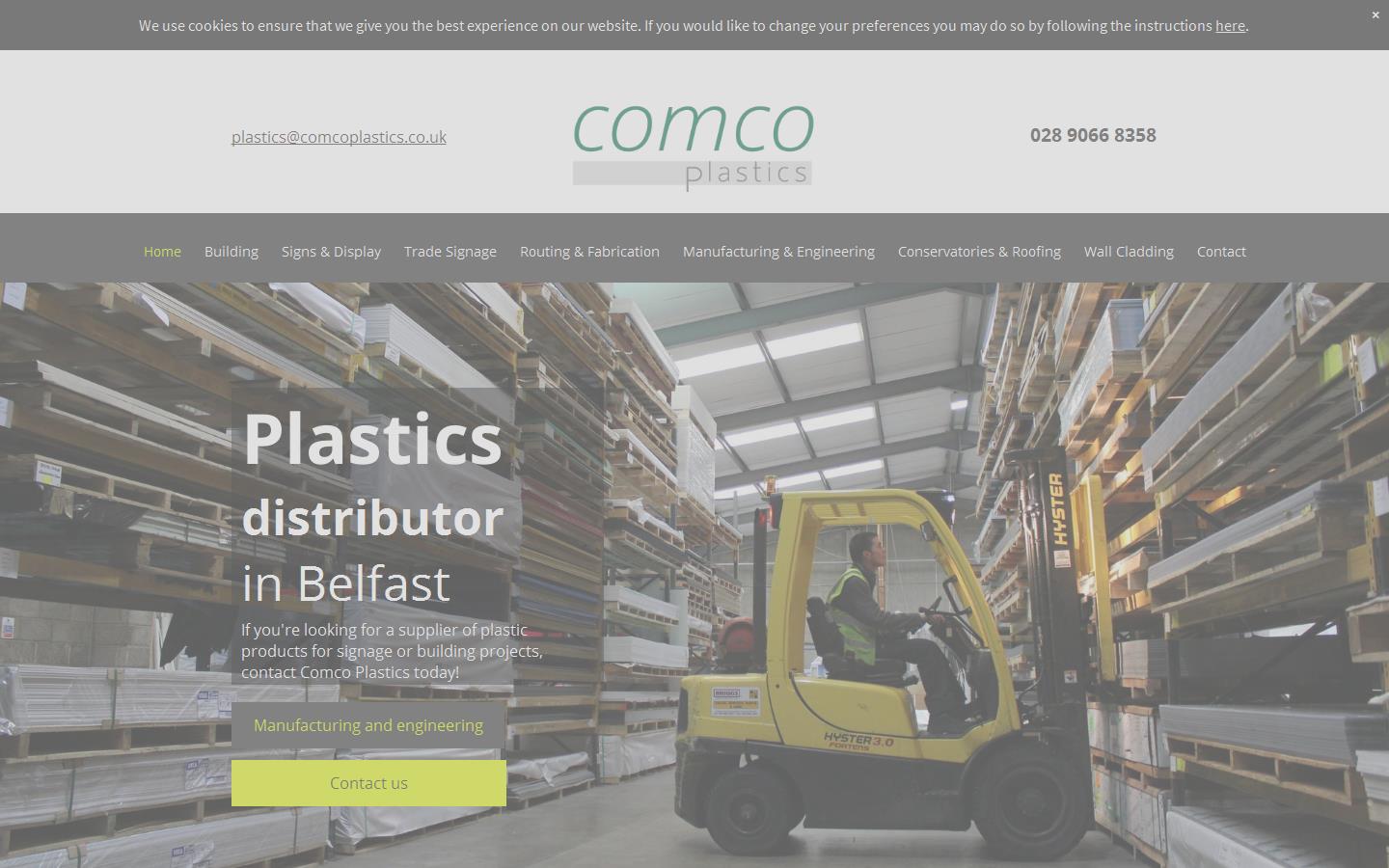 Comco Plastics Ltd Website