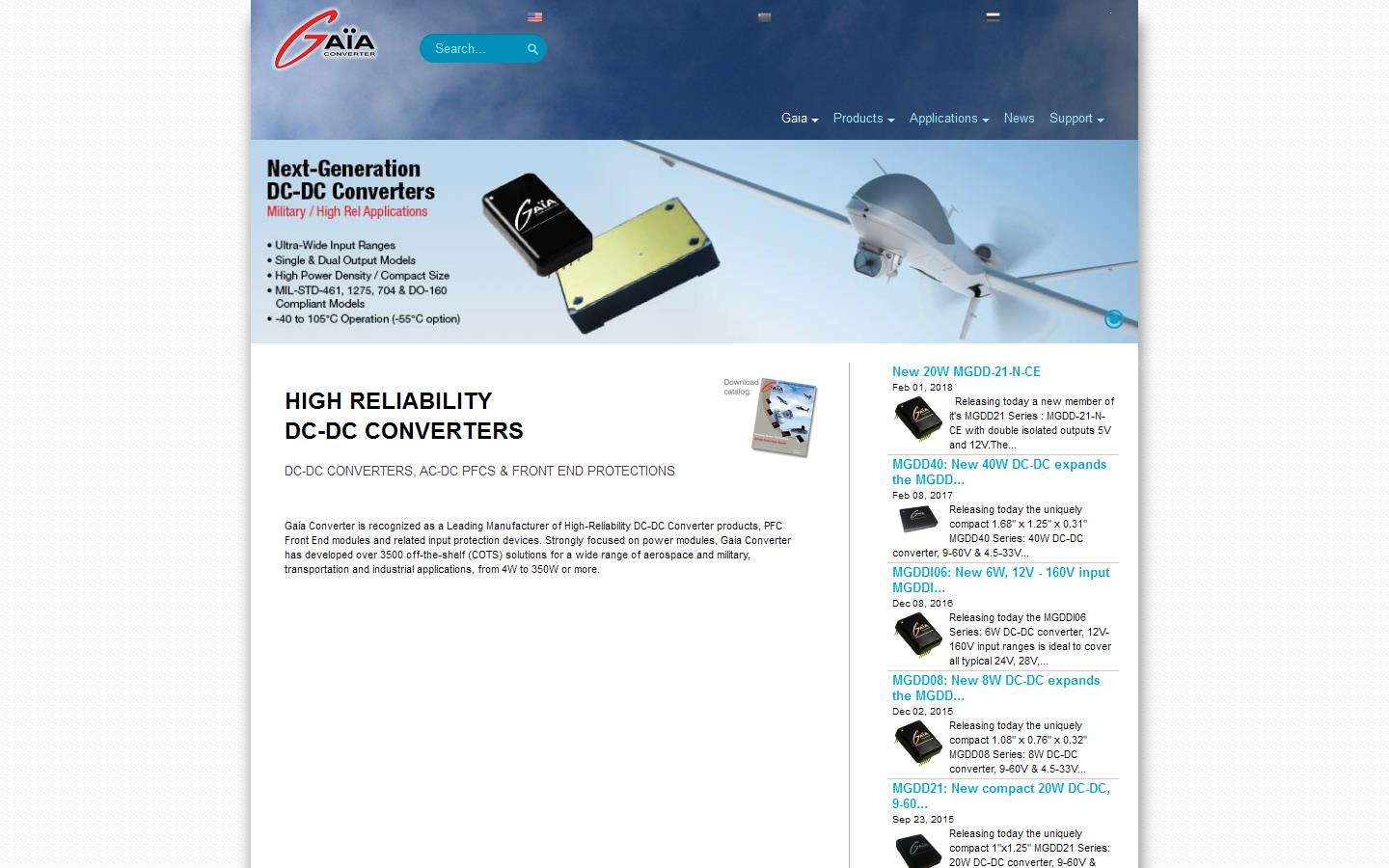 Gaia Converter Website