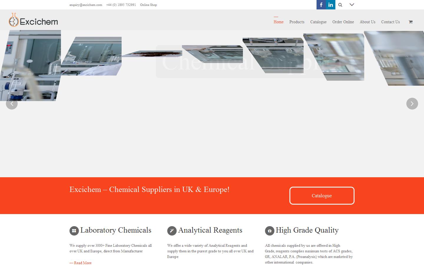 Excichem Ltd Website