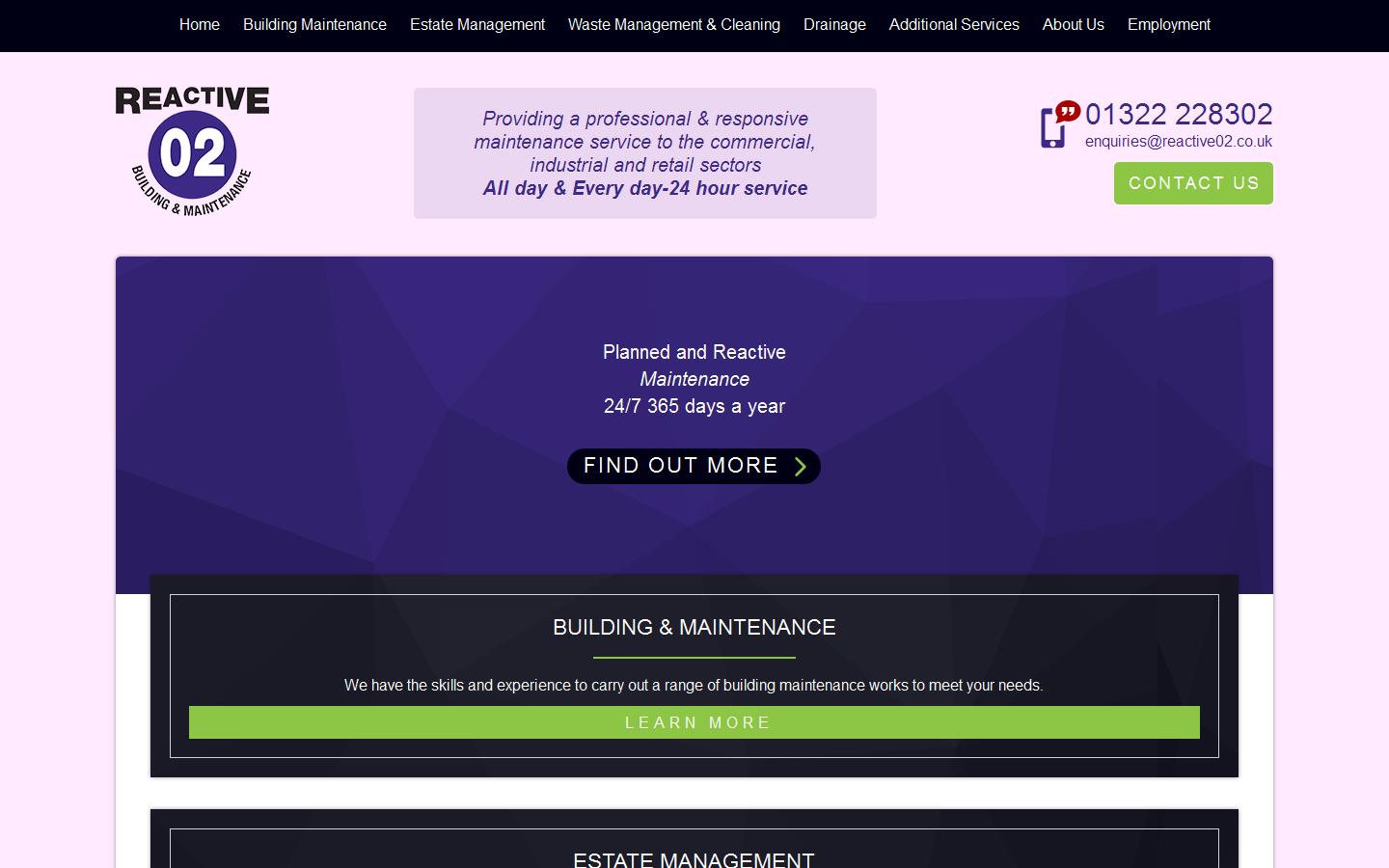 Reactive O2 Ltd Website