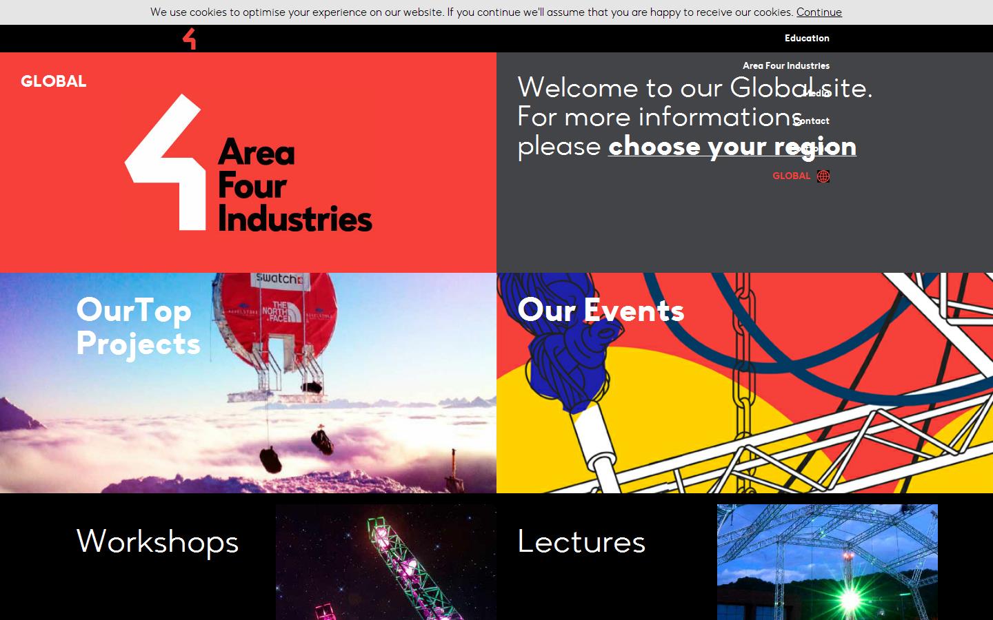 Area Four Industries UK Website