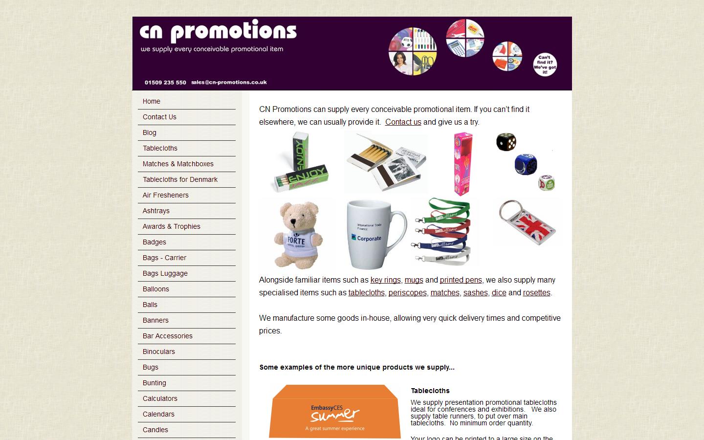 C N Promotions  Website