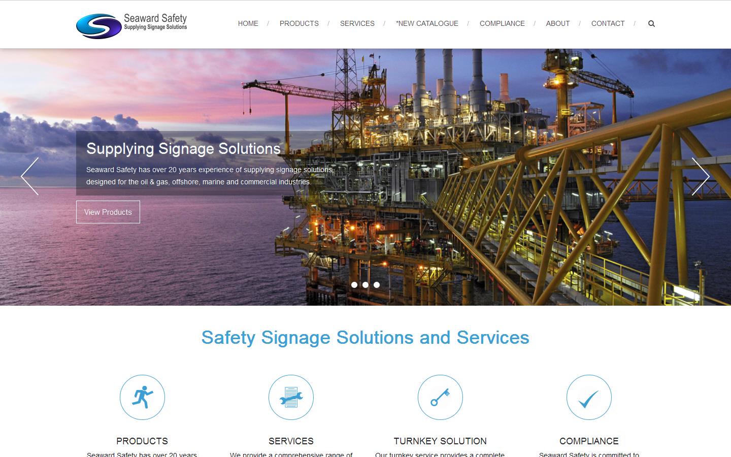 Seaward safety Ltd Website