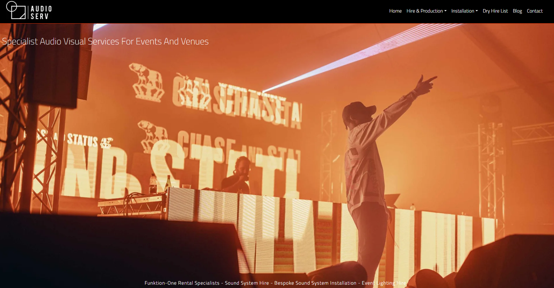 Audioserv Ltd Website