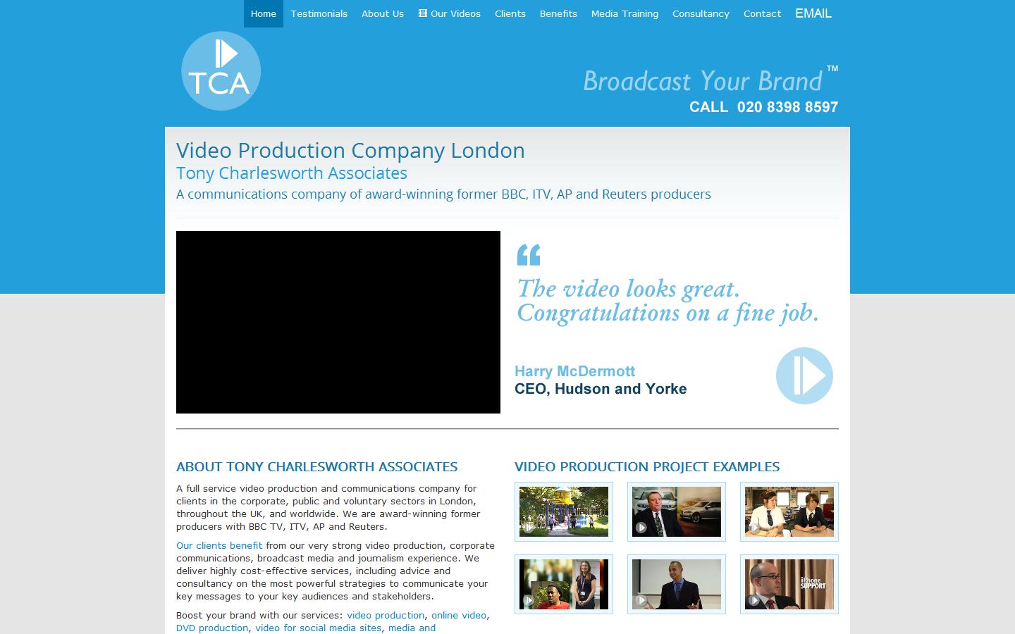 Tony Charlesworth Associates Ltd Website