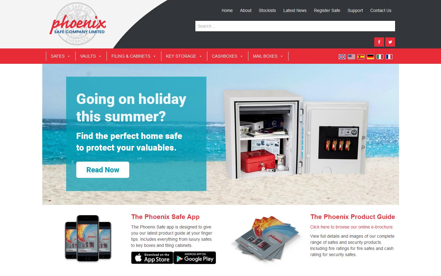 Phoenix Safe Company Website
