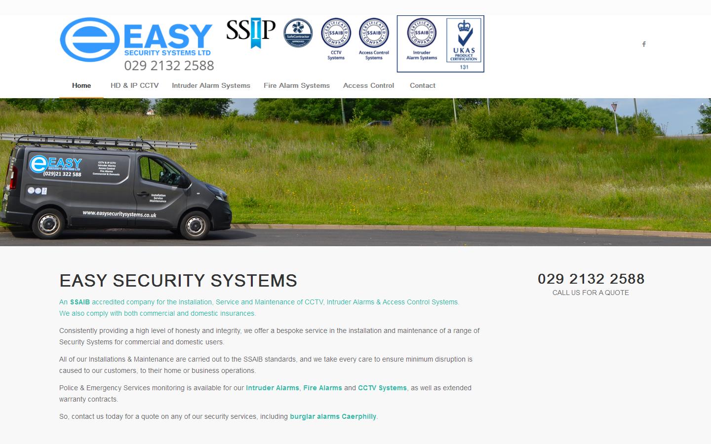 Easy Security Systems Website