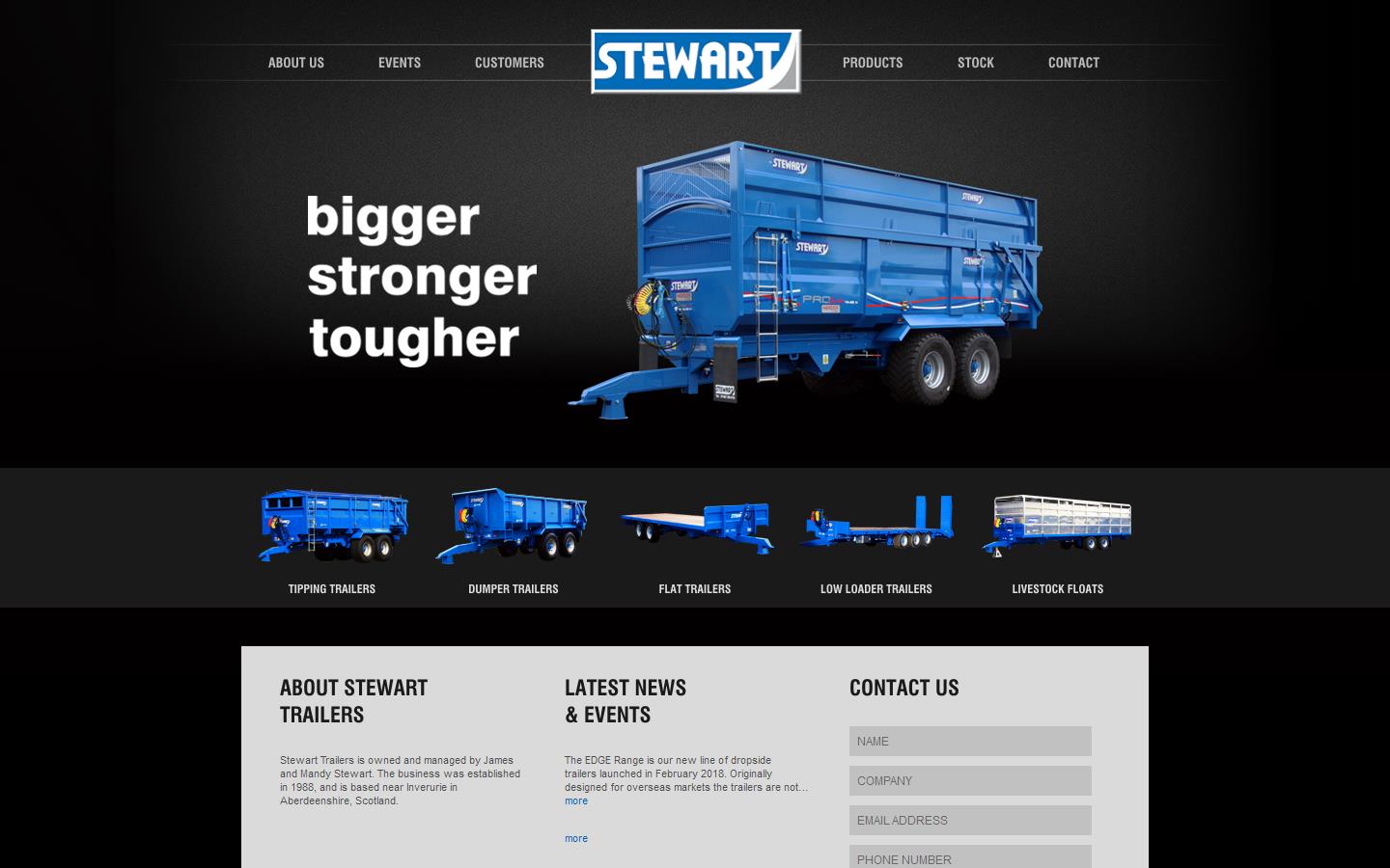 Stewart Agricultural Ltd Website