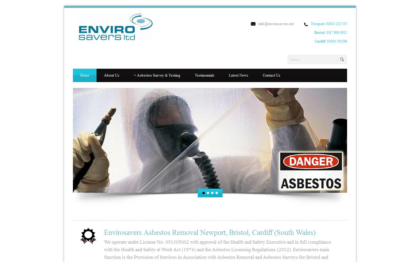 Envirosavers Ltd Website