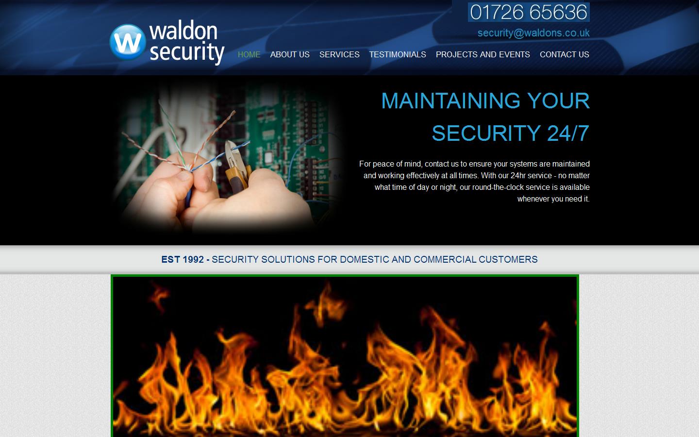 Waldon Security Website