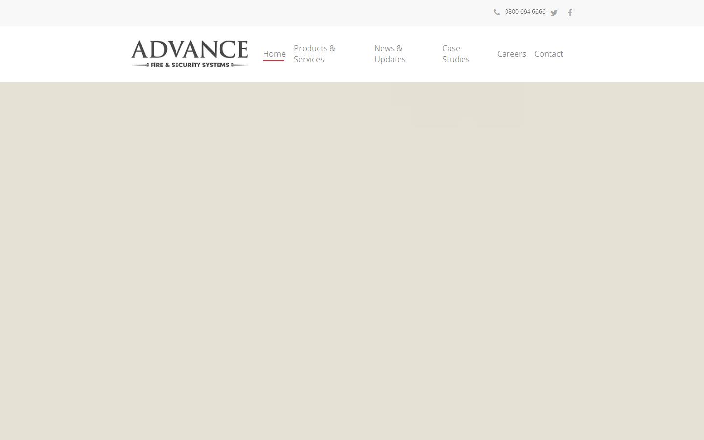 Advance Fire & Security Systems Website