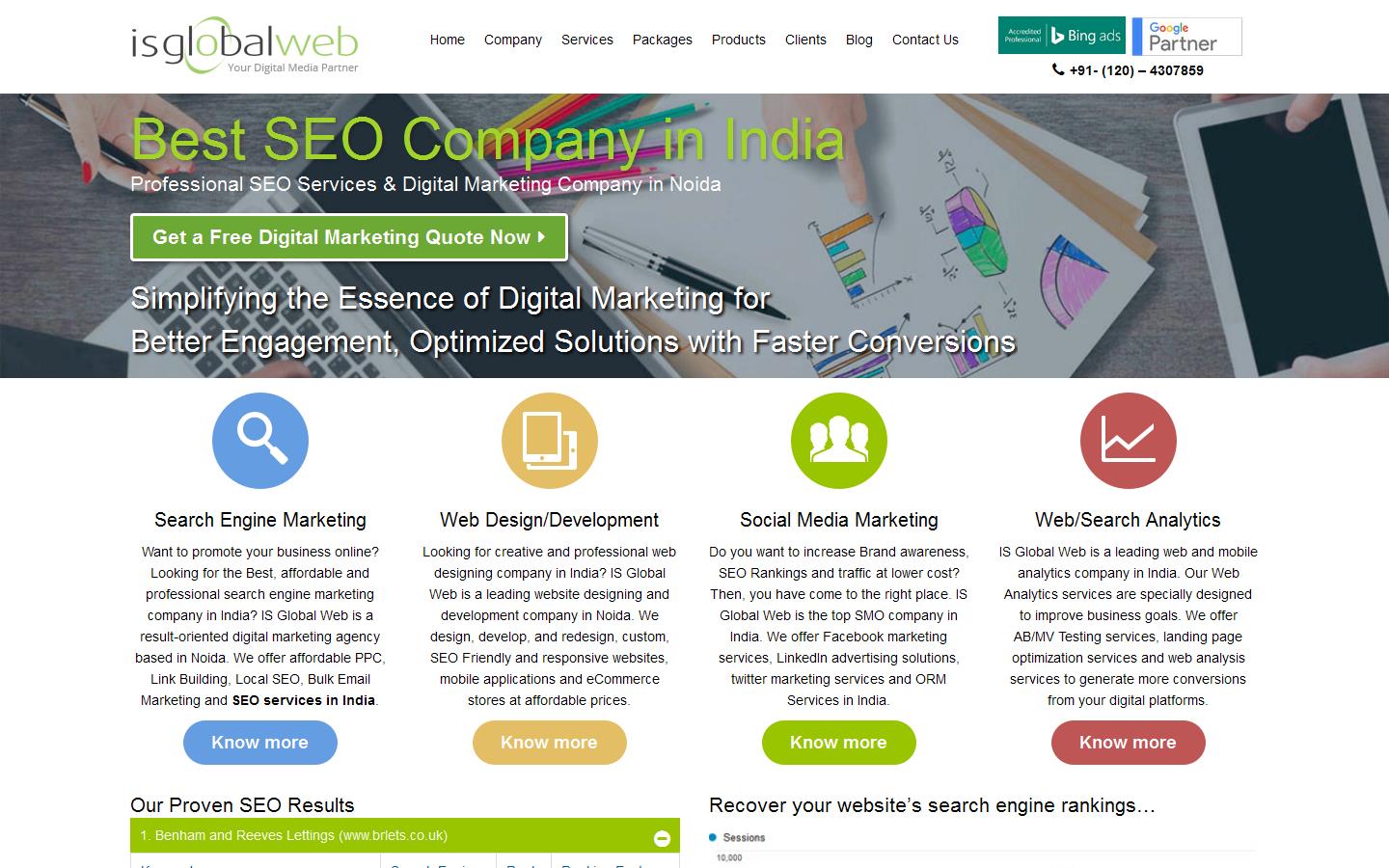 IS Global Web Website