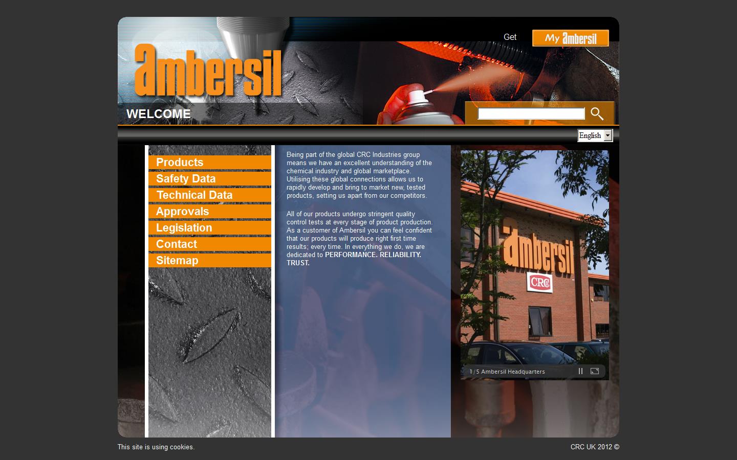 Ambersil Website