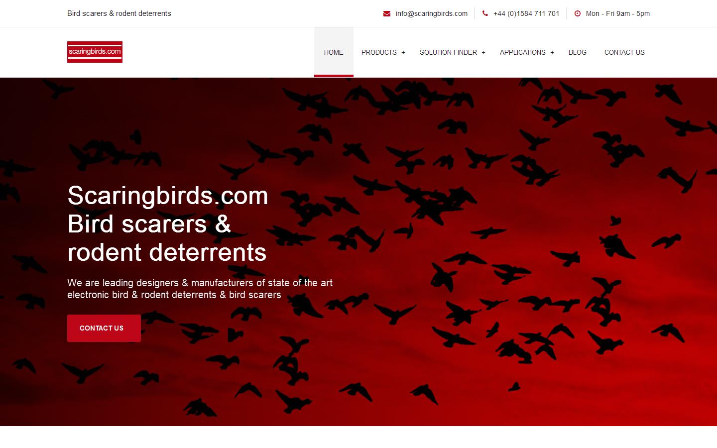 Scaring Birds  Website