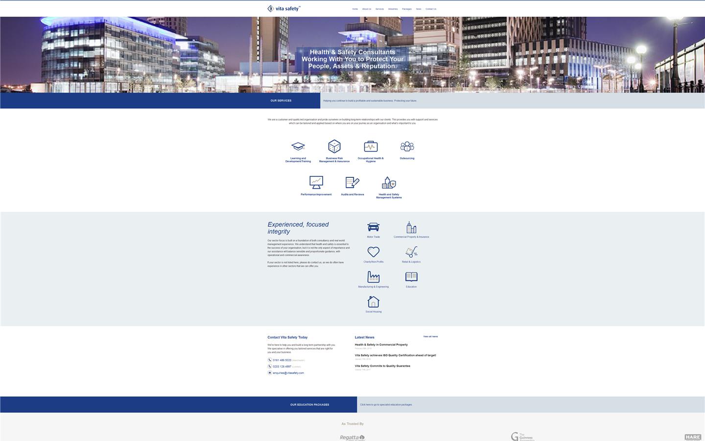 Vita Safety Ltd Website