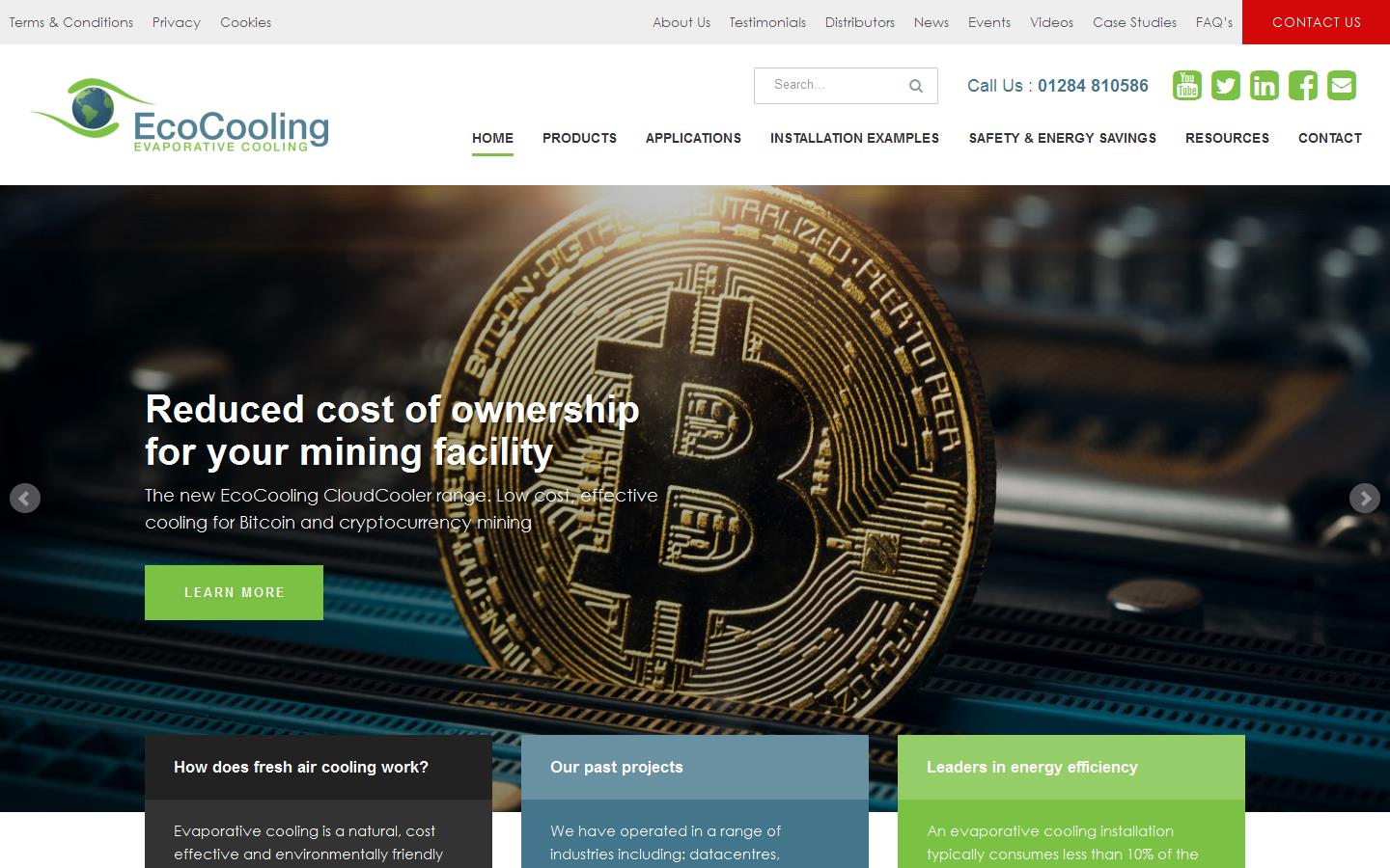 Ecocooling Ltd Website