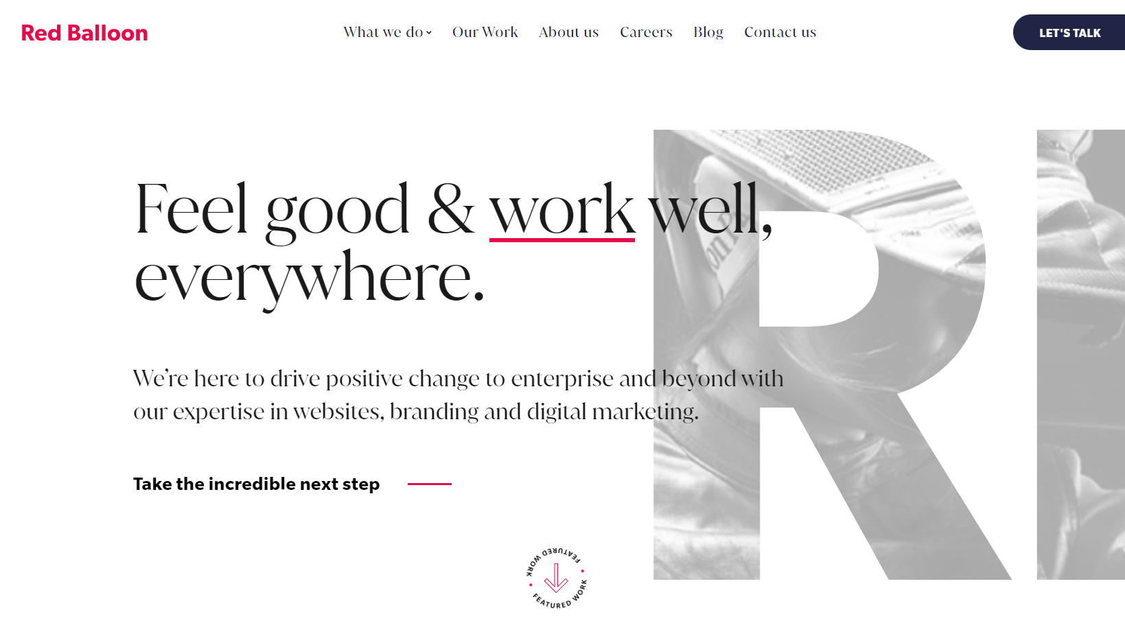 Red Balloon Design Website