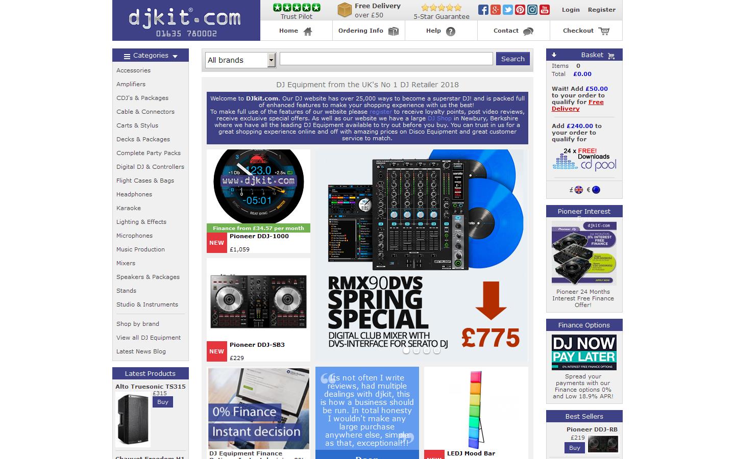 DJ Kit Website