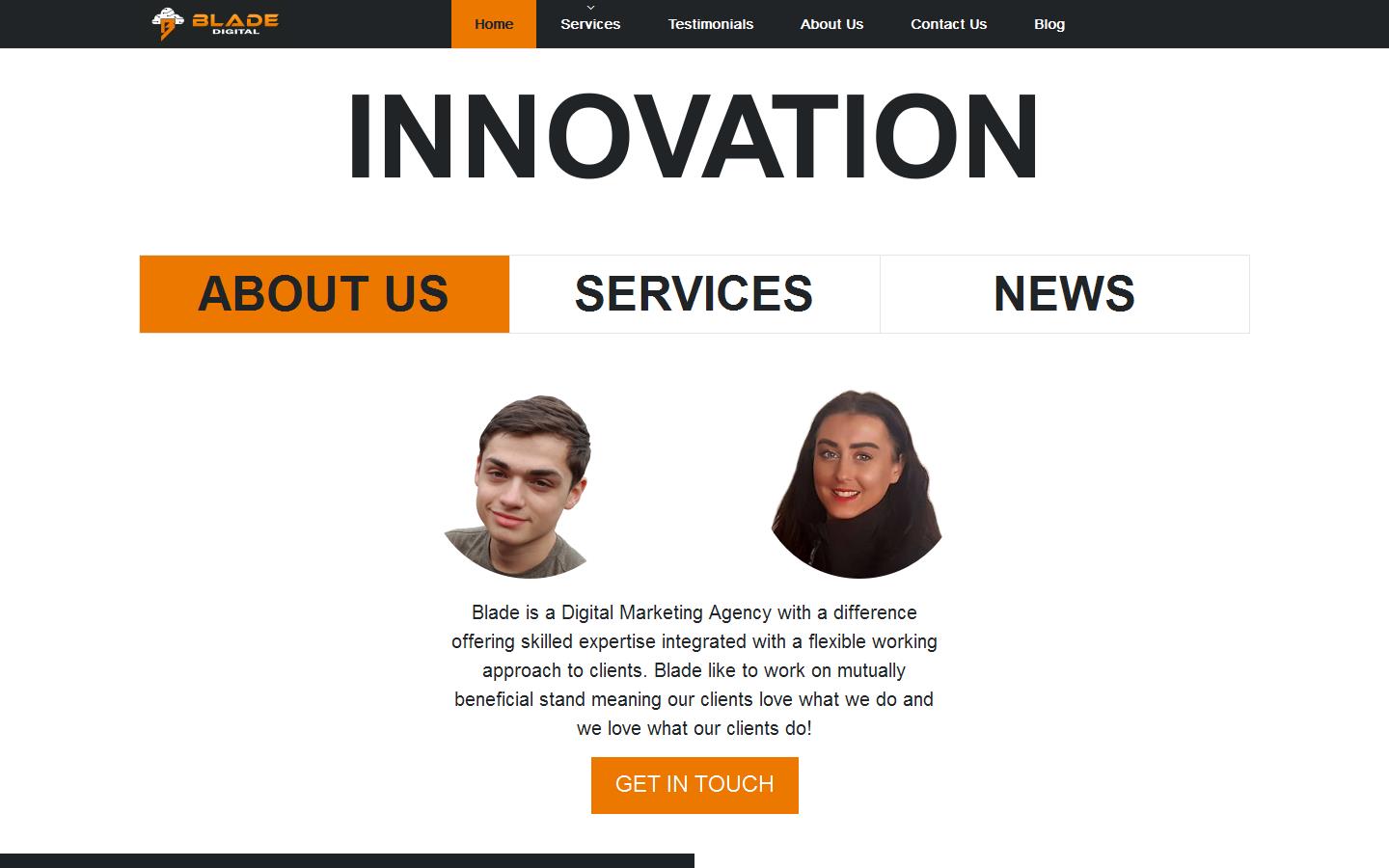 Blade Digital Website