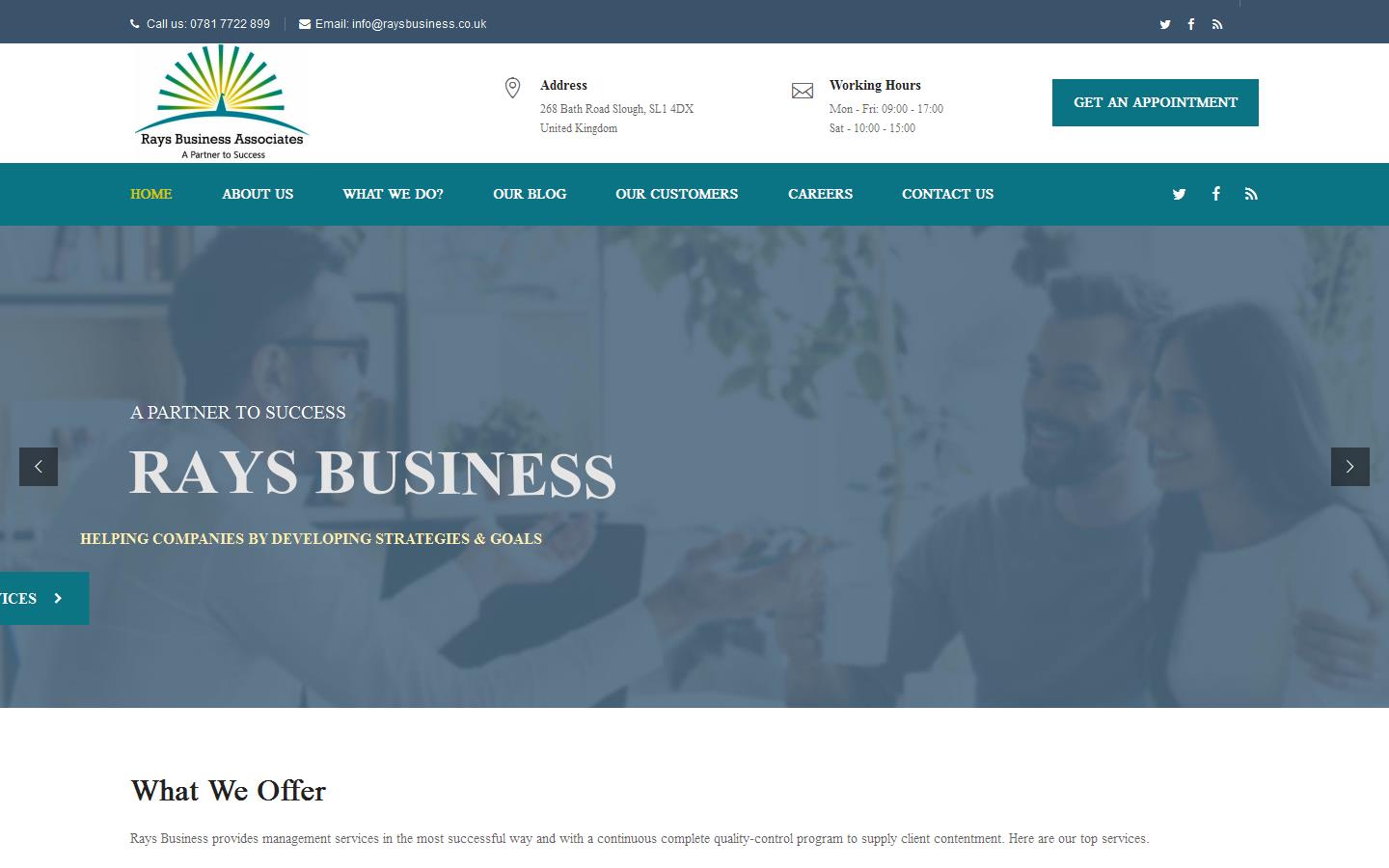 rays business associates ltd Website