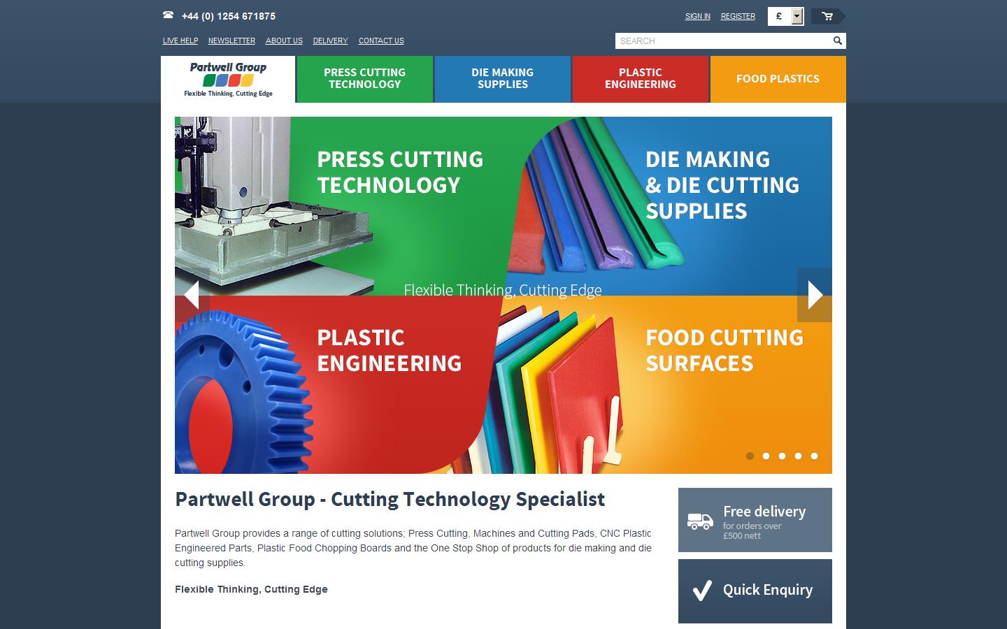 Partwell Group Website