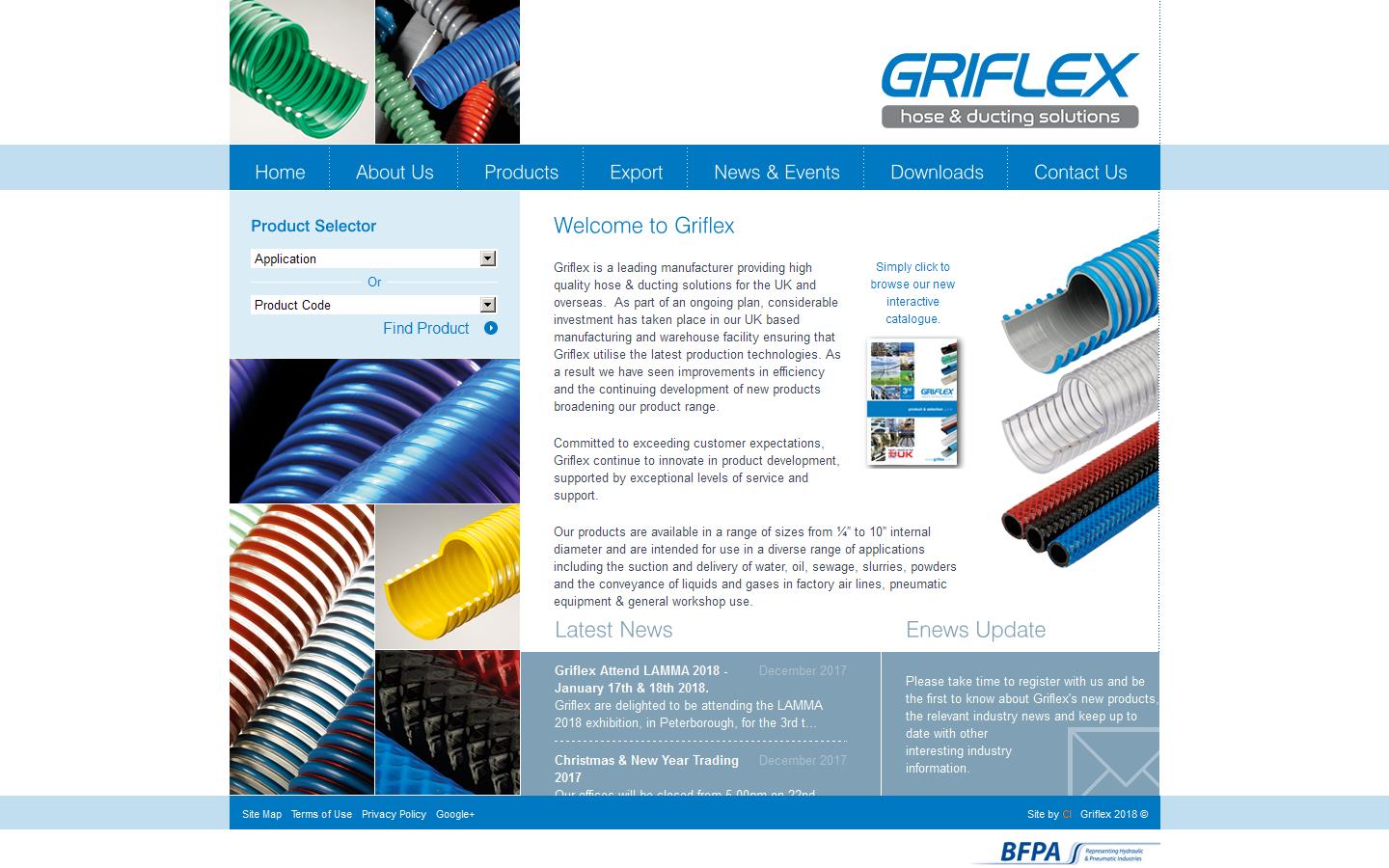 Griflex Ltd Website