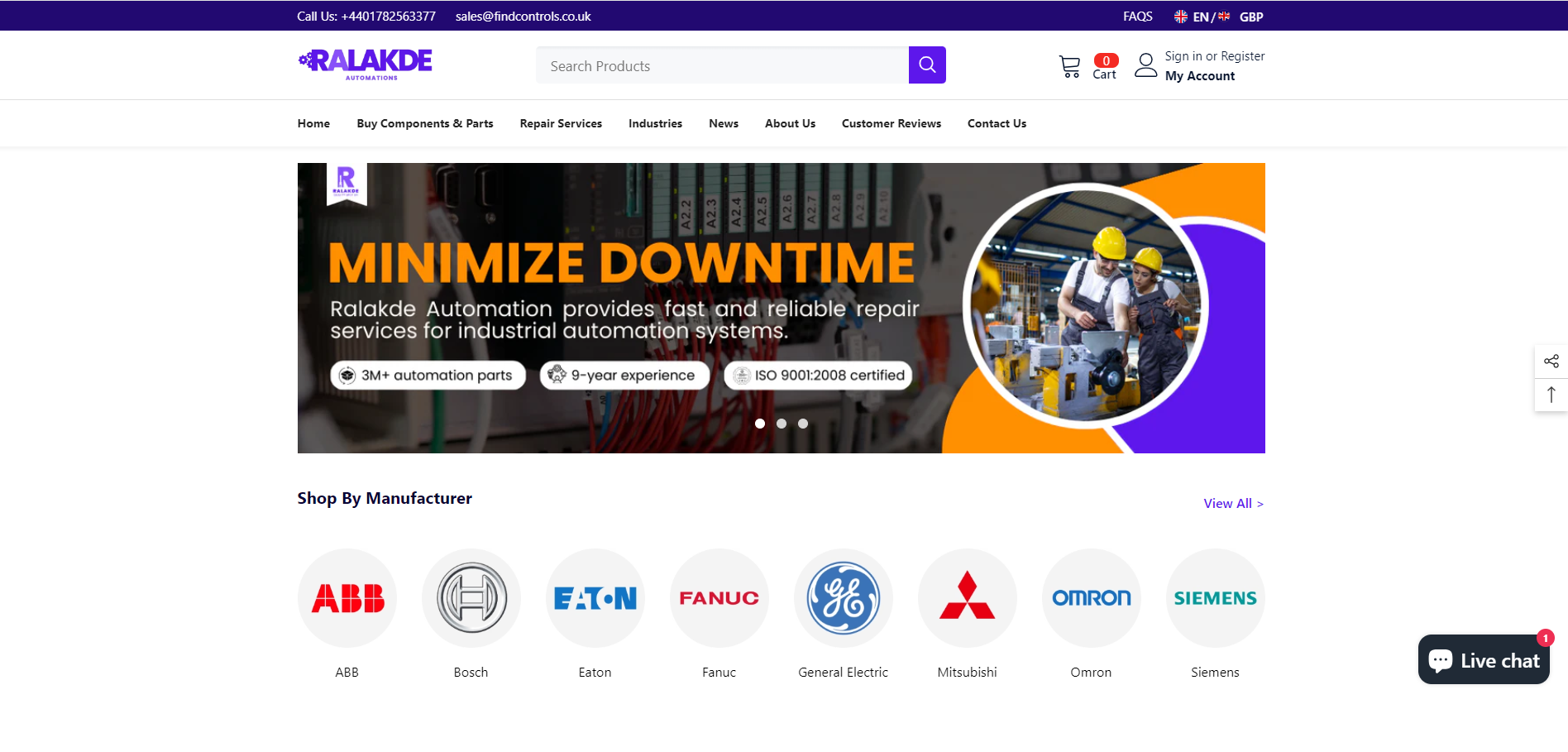 Ralakde Automation Website