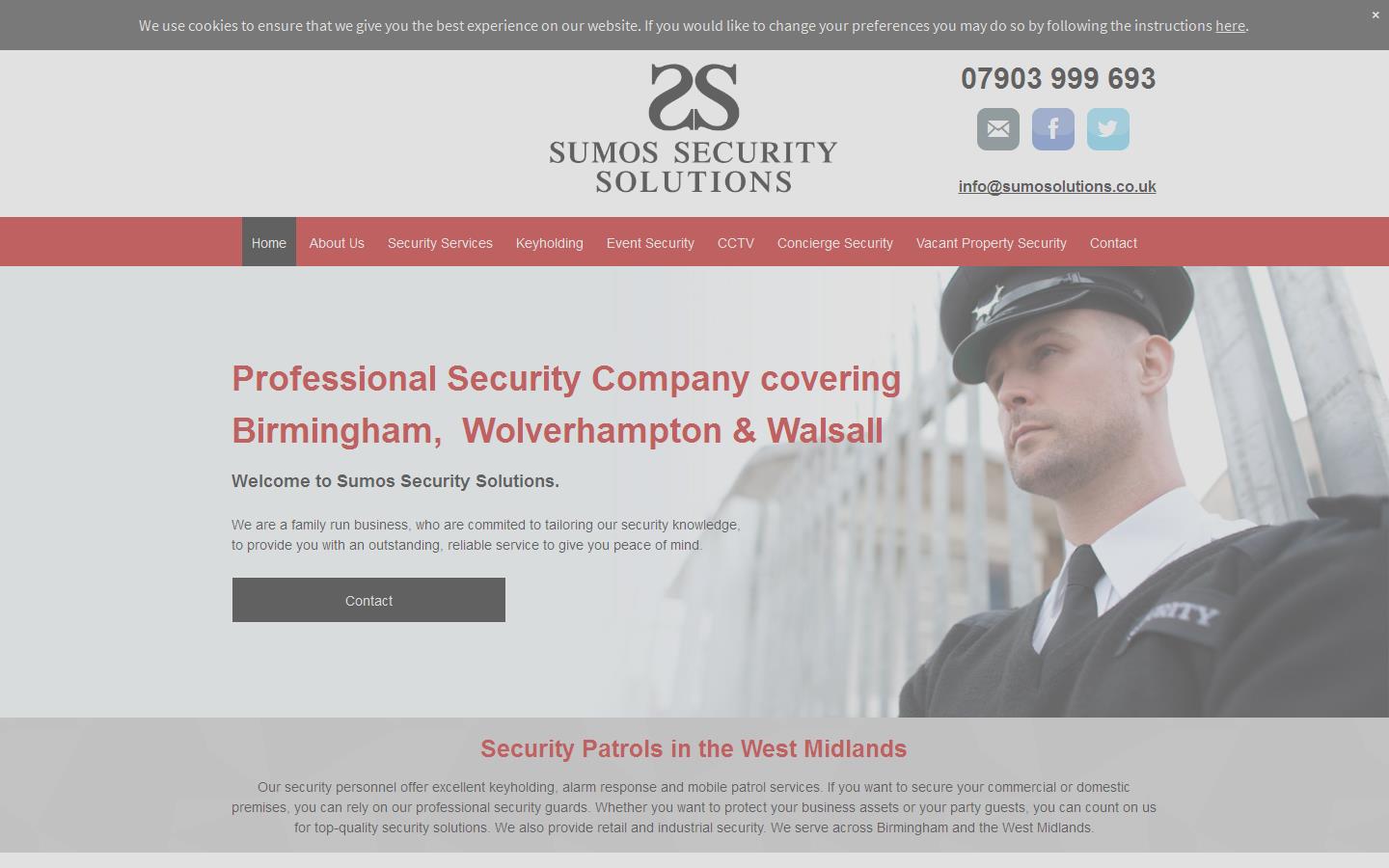 Sumos Security Solutions  Website