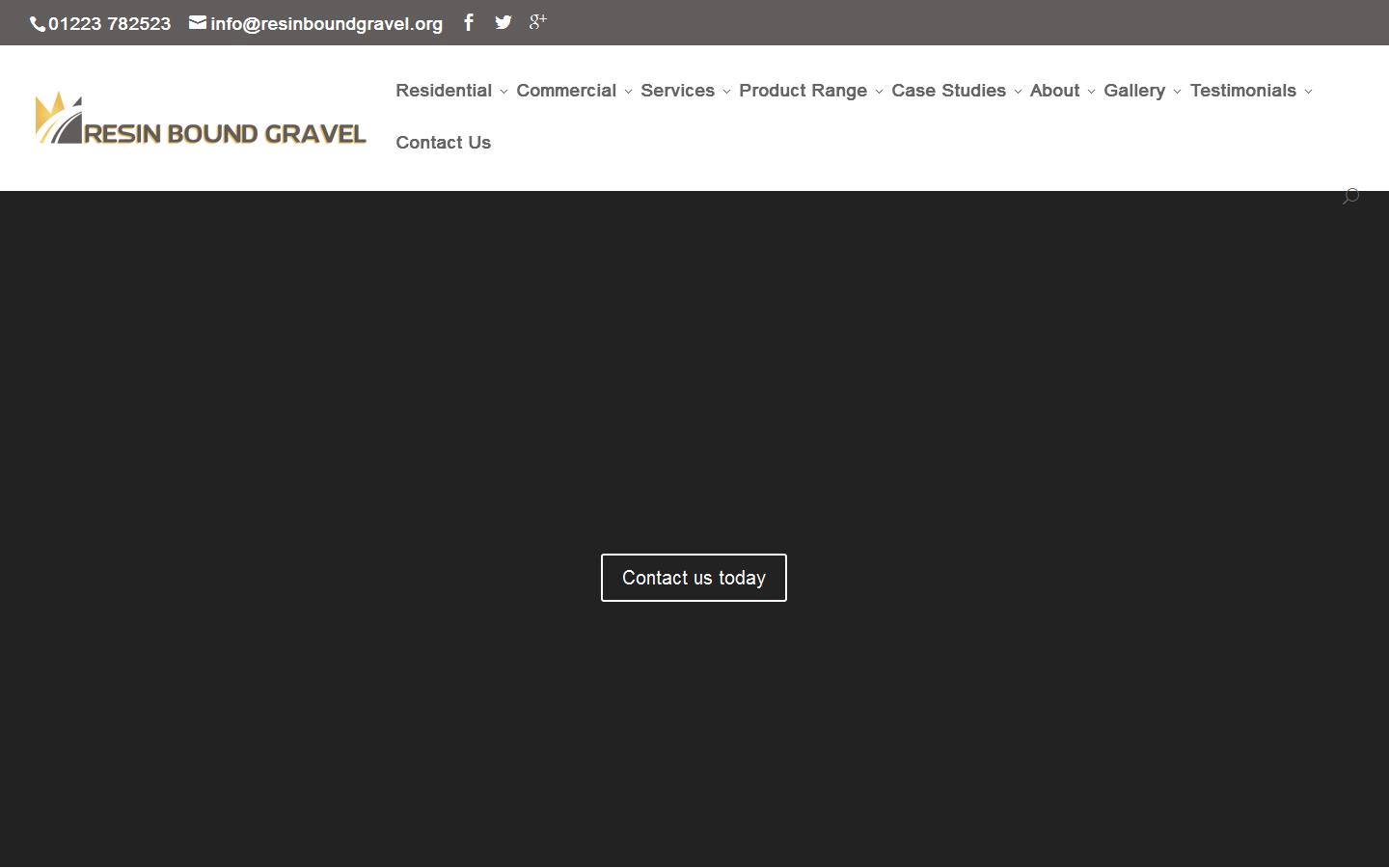 Resin Bound Gravel Website