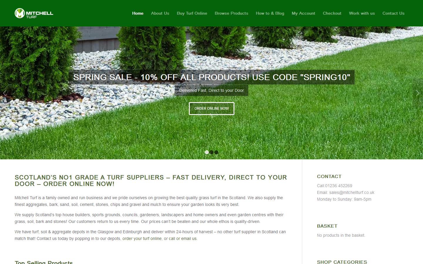 Mitchell Turf Ltd Website