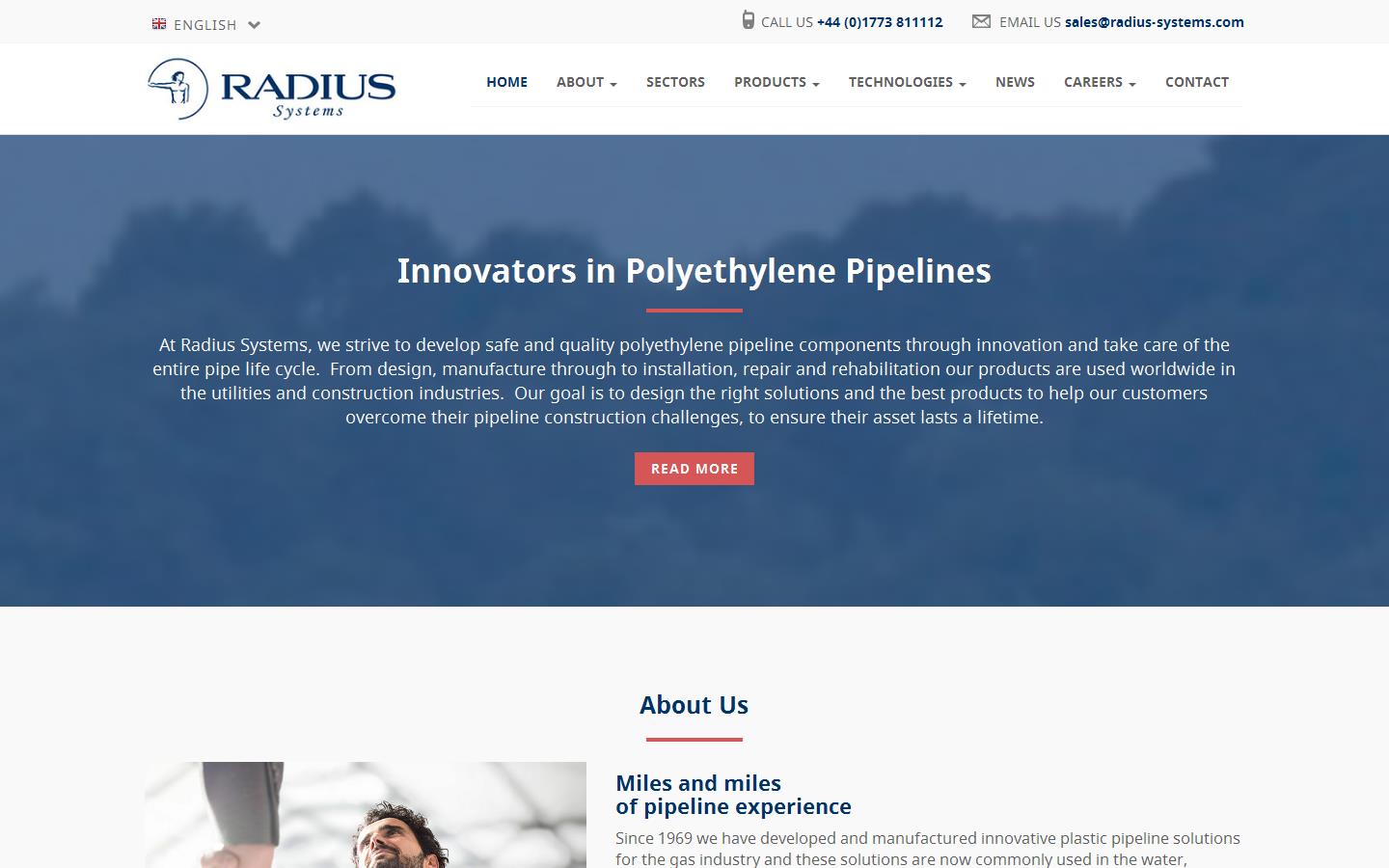 Radius Systems Ltd Website