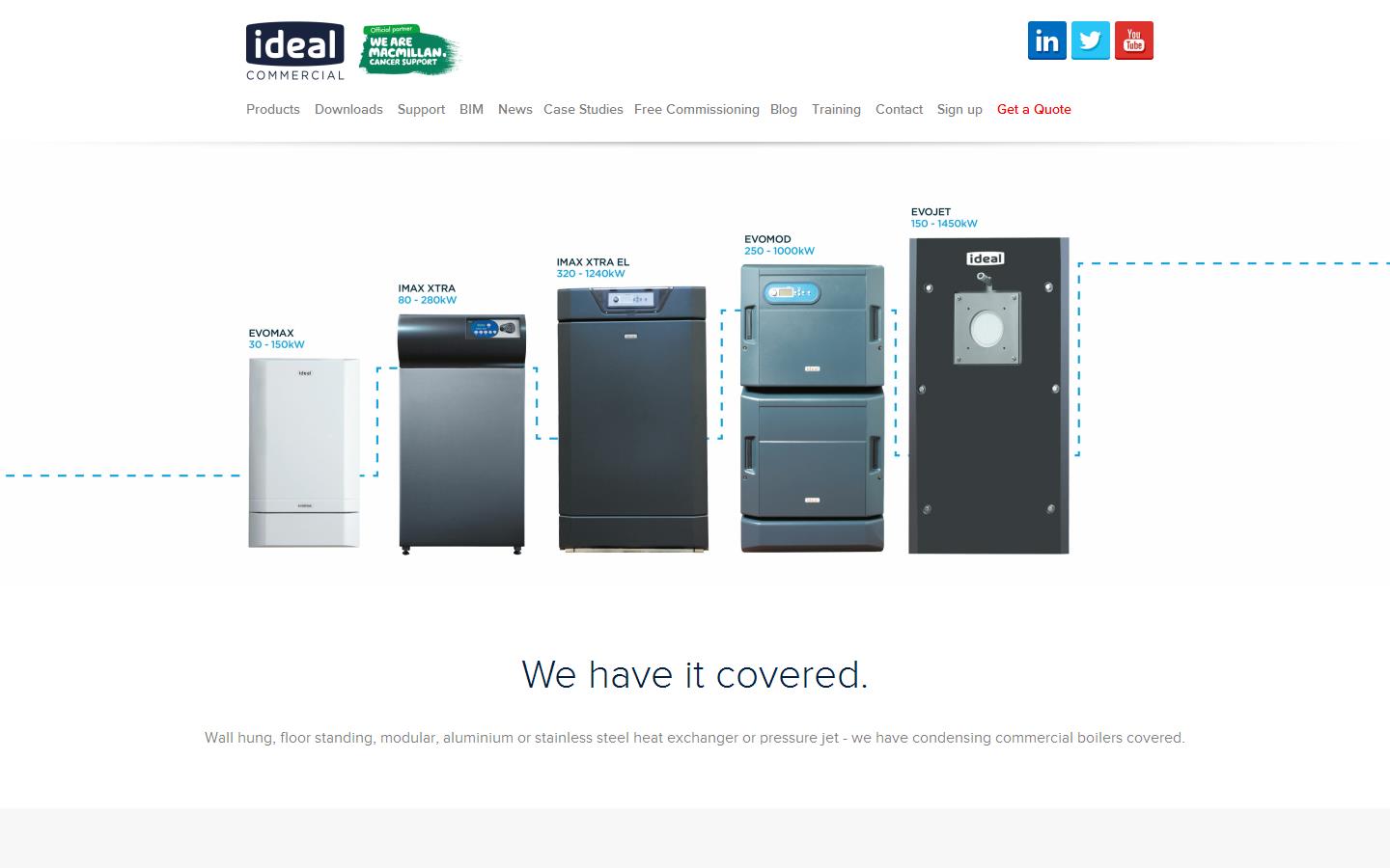 Ideal Commercial Website