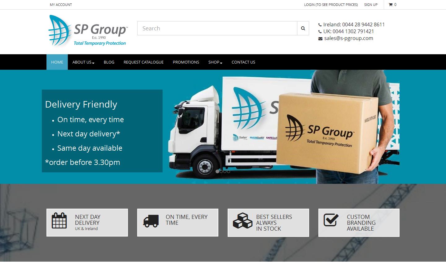 SP Group Global Ltd. Website