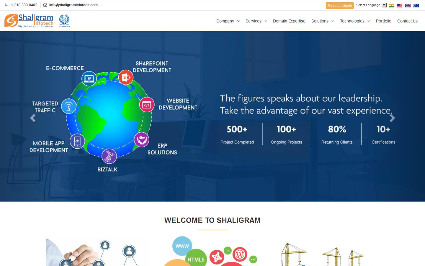 shaligram infotech Website