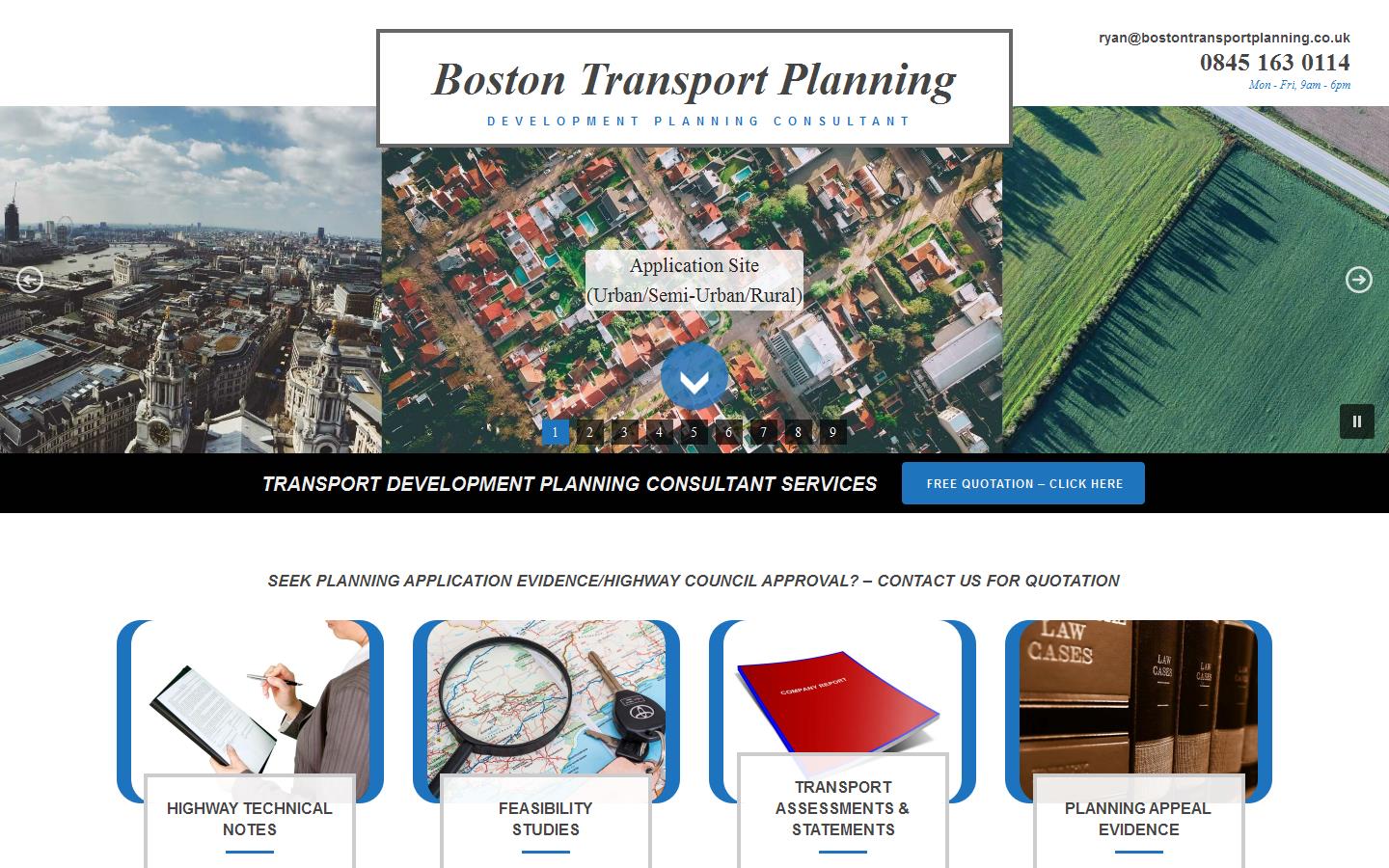 Boston Transport Planning Website