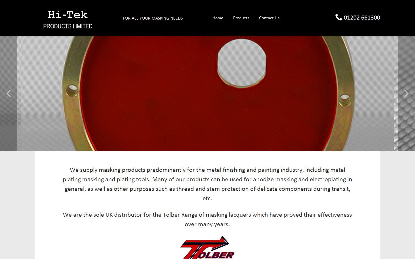 Hi-Tek Products Ltd Website