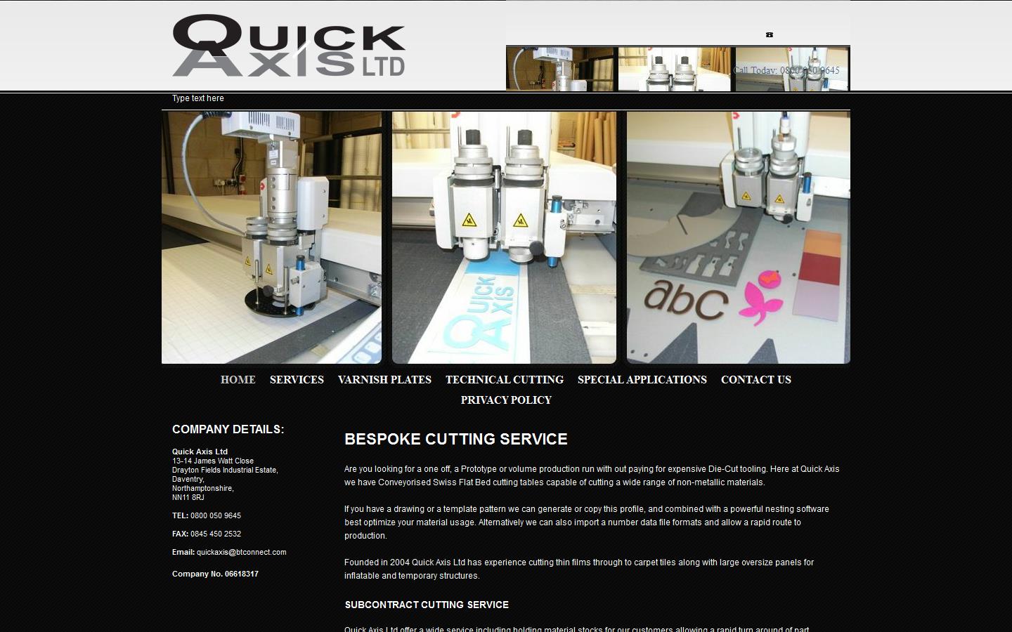 Quick Axis  Website