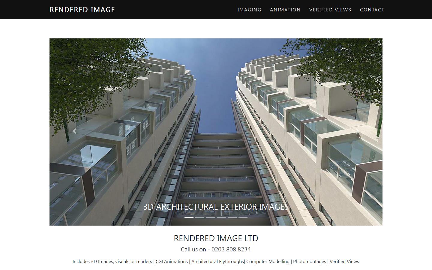 RENDERED IMAGE LIMITED Website