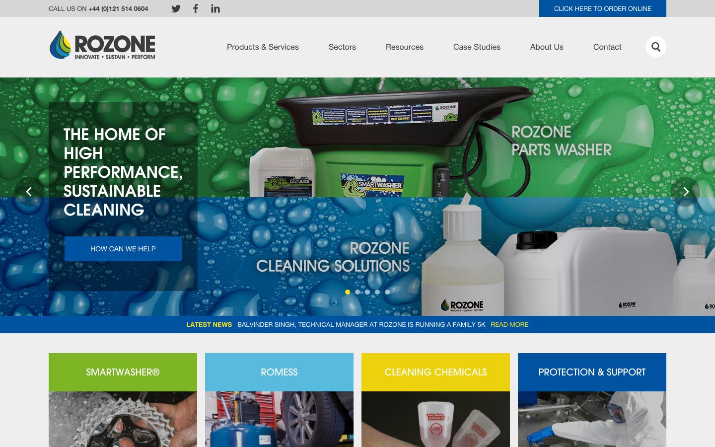 Rozone  Website