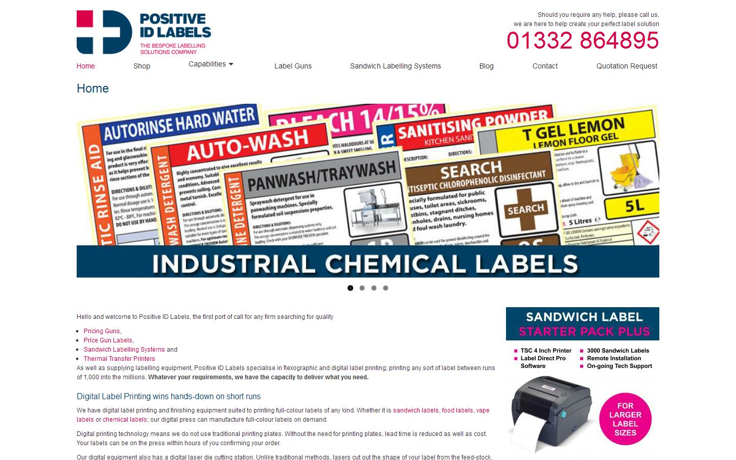 Positive ID Labels Website
