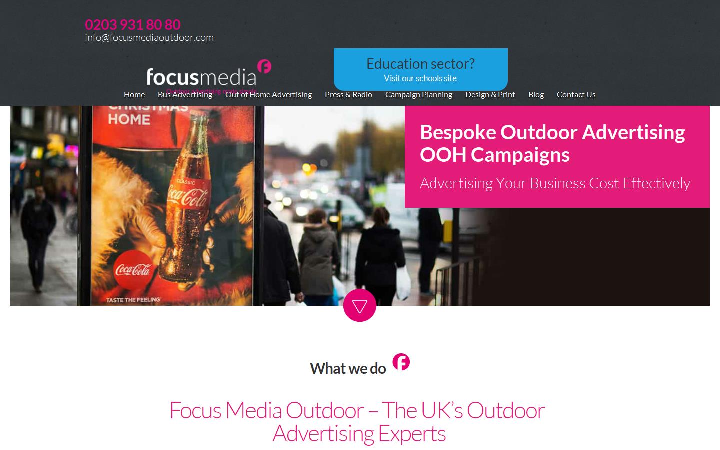 Focus Media UK Ltd Website