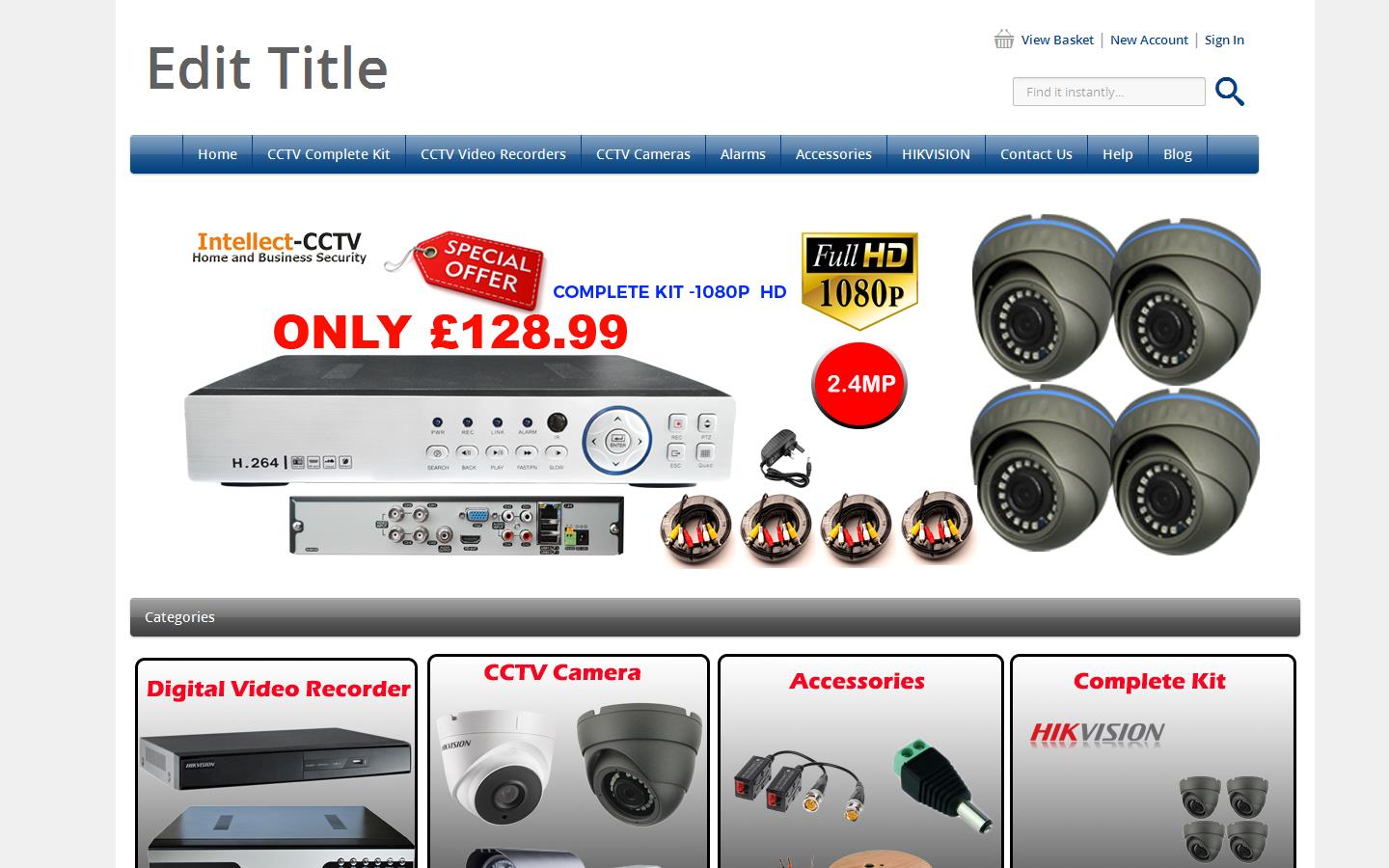 Intellect CCTV Website