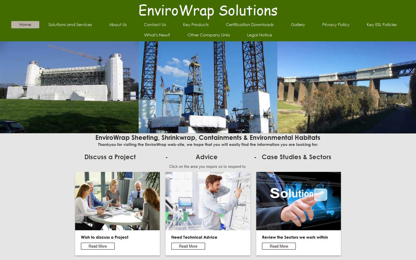 EnviroWrap Solutions Ltd Website