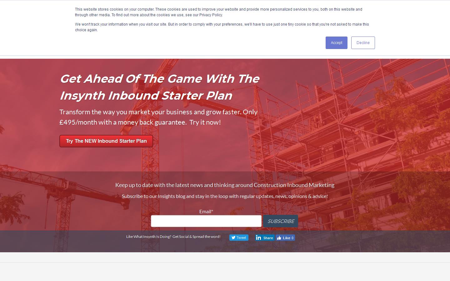 Insynth Marketing Ltd Website