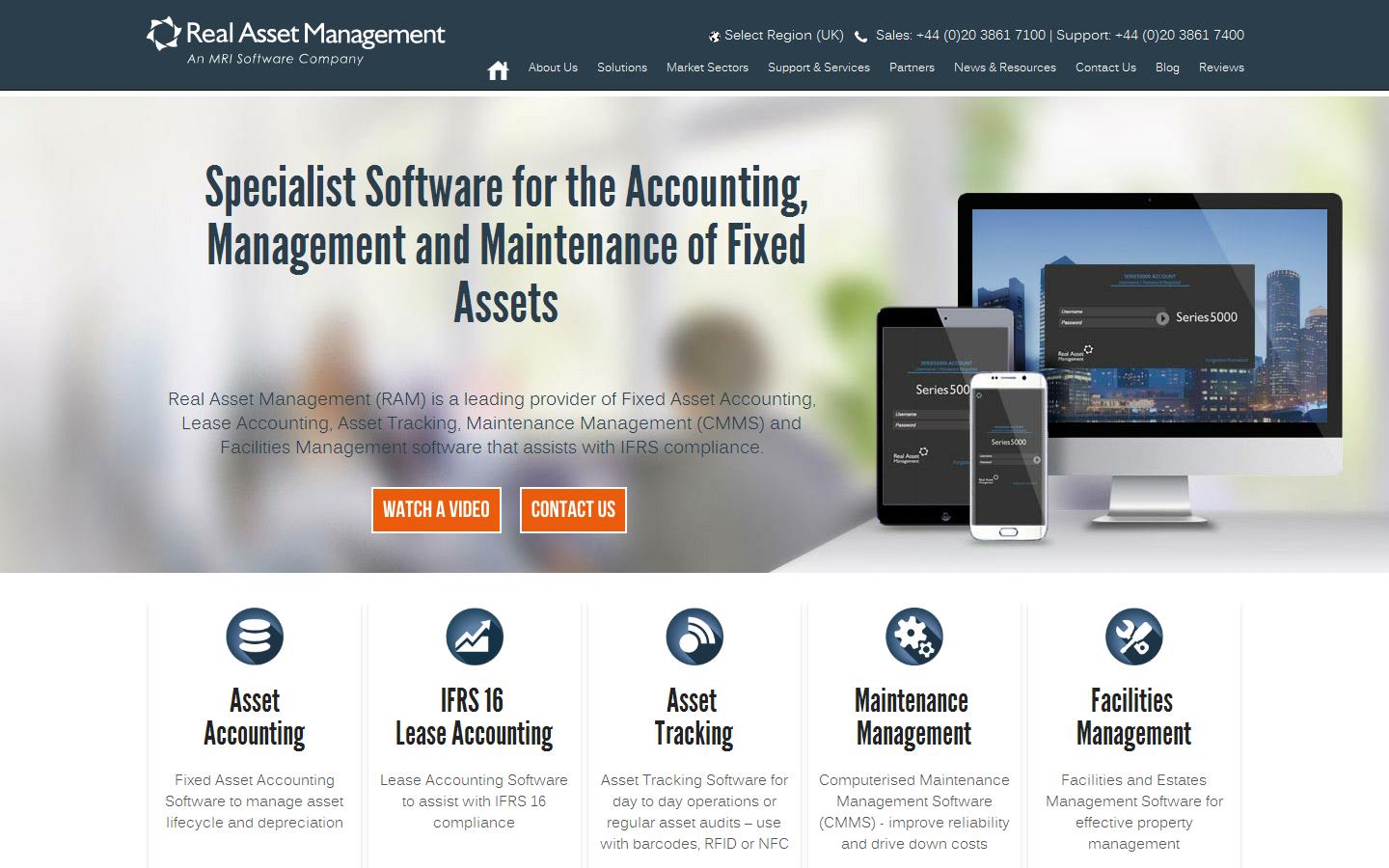 Real Asset Management Website