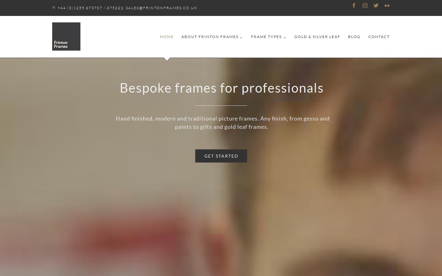 Frinton Frames Ltd Website