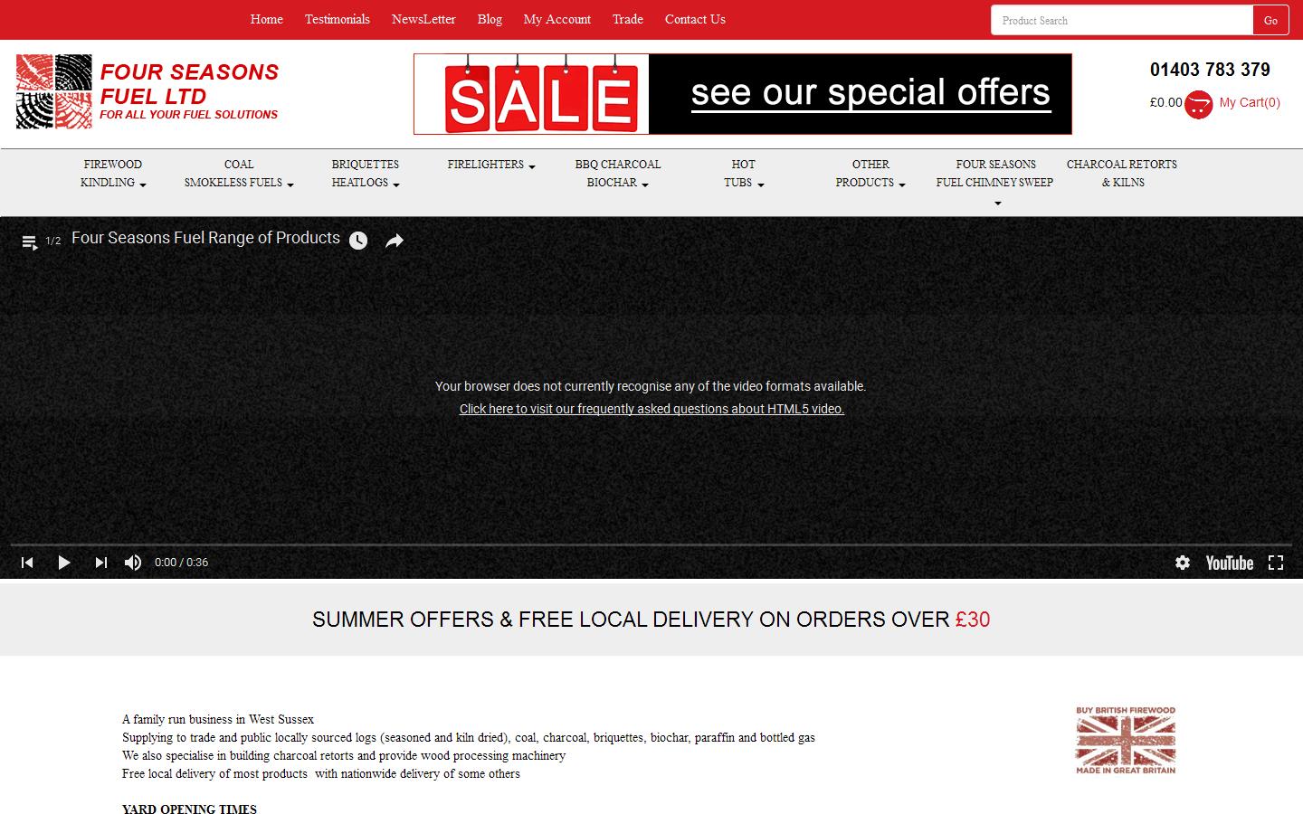 Four Seasons Fuel Ltd Website